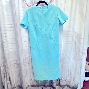 Vintage Mod Dress in Textured Polyester